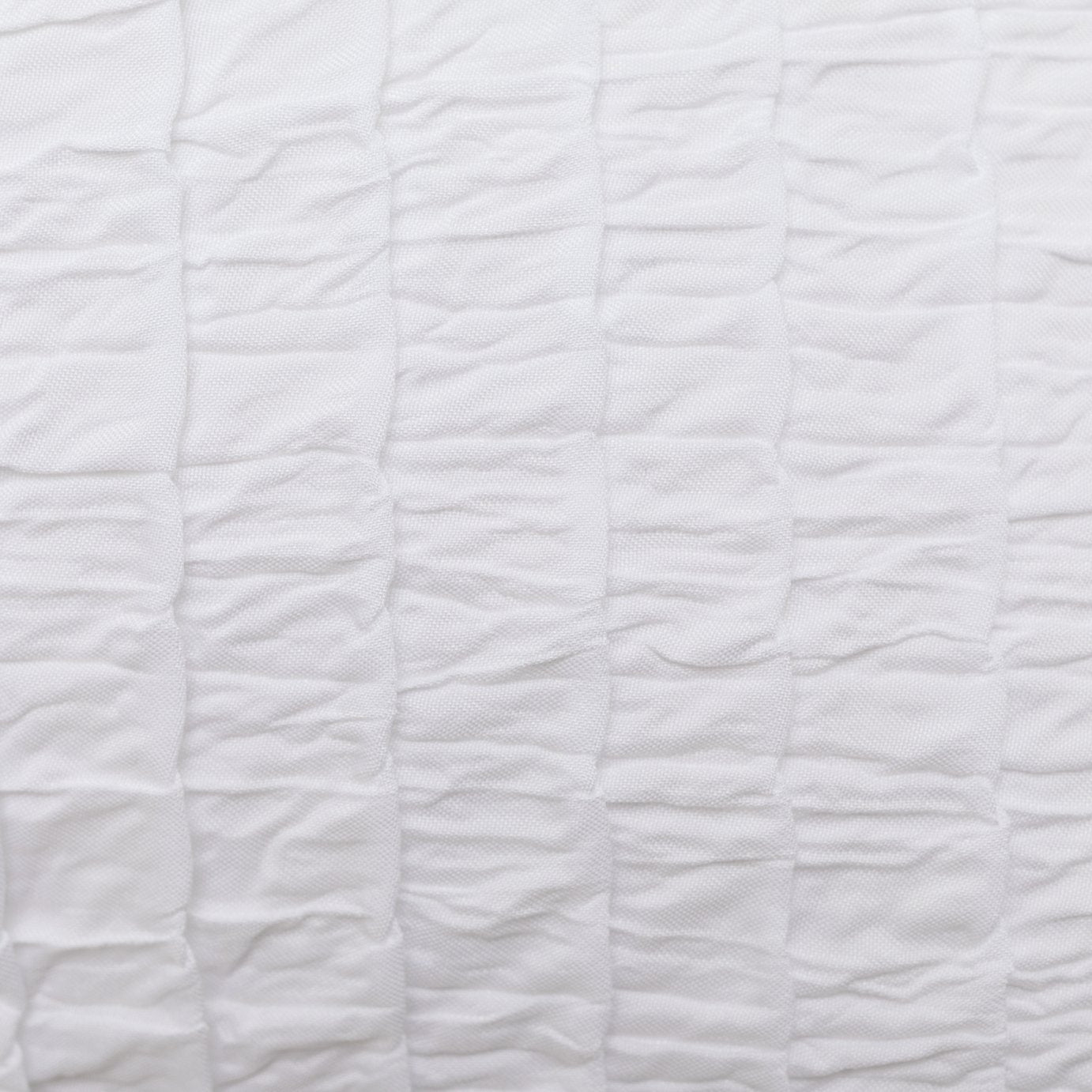 Argos Home Crinkle White Bedding Set - King size