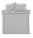 Argos Home Crinkle Grey Duvet Cover Set King Size - British product