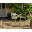 Habitat Eve 2 seater metal garden bistro set in green, UK version