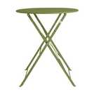 Habitat Eve 2 seater metal garden bistro set in green, UK version
