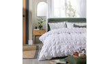 Argos Home Seersucker White Bedding Set for single beds - British product