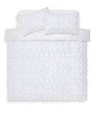 Argos Home Seersucker White Bedding Set for single beds - British product