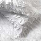 Argos Home Seersucker Square White Duvet Cover Set Double - British product