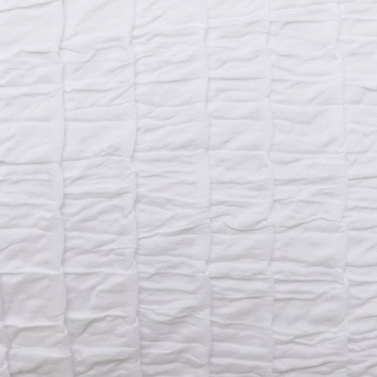 Argos Home Crinkle White Duvet Cover Set Superking - British product