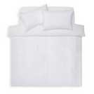 Argos Home Crinkle White Bedding Set - Superking