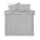 Argos Home Crinkle Grey Duvet Cover Set Superking - British product