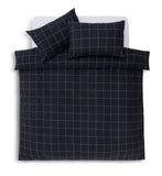 Argos Home Grid Check Grey single bedding set - British product
