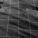 Argos Home Grid Check Grey single bedding set - British product