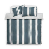 Habitat Coastal Stripe Blue duvet cover set Double, UK version