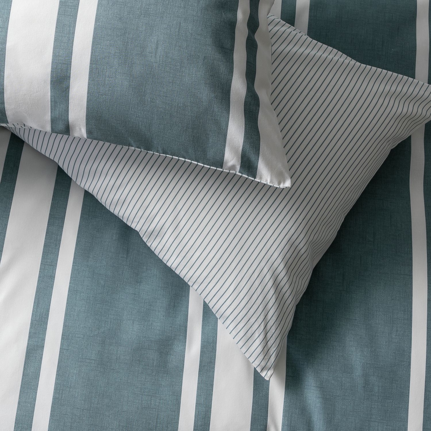 Habitat Coastal Stripe Blue duvet cover set Double, UK version