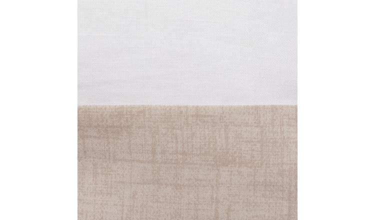 Habitat Oxford Edge White duvet cover set - king size, UK version