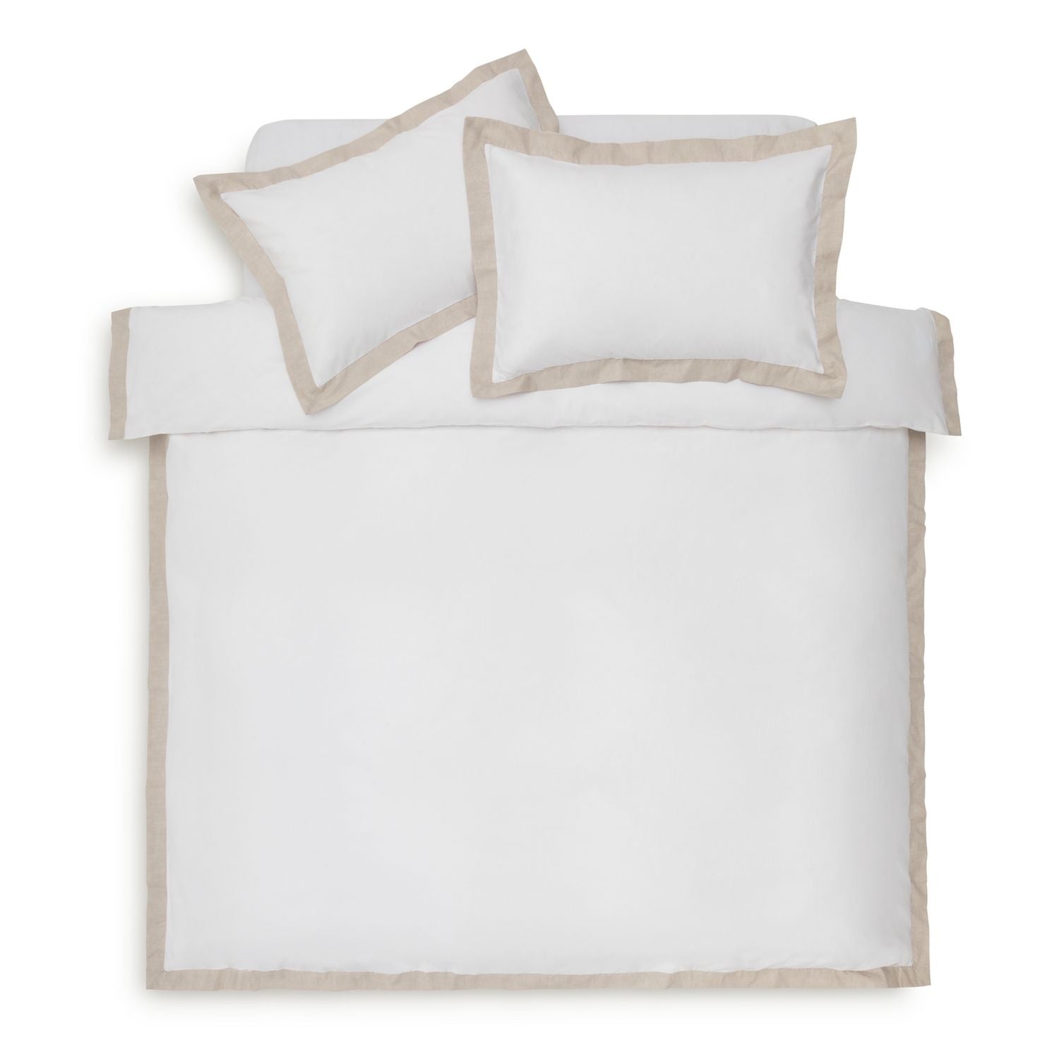Habitat Oxford Edge White duvet cover set - king size, UK version