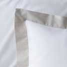 Habitat Oxford Edge White duvet cover set - king size, UK version