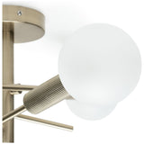 Habitat brass bathroom ceiling light, 58cm diameter, UK version