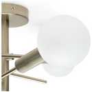 Habitat brass bathroom ceiling light, 58cm diameter, UK version