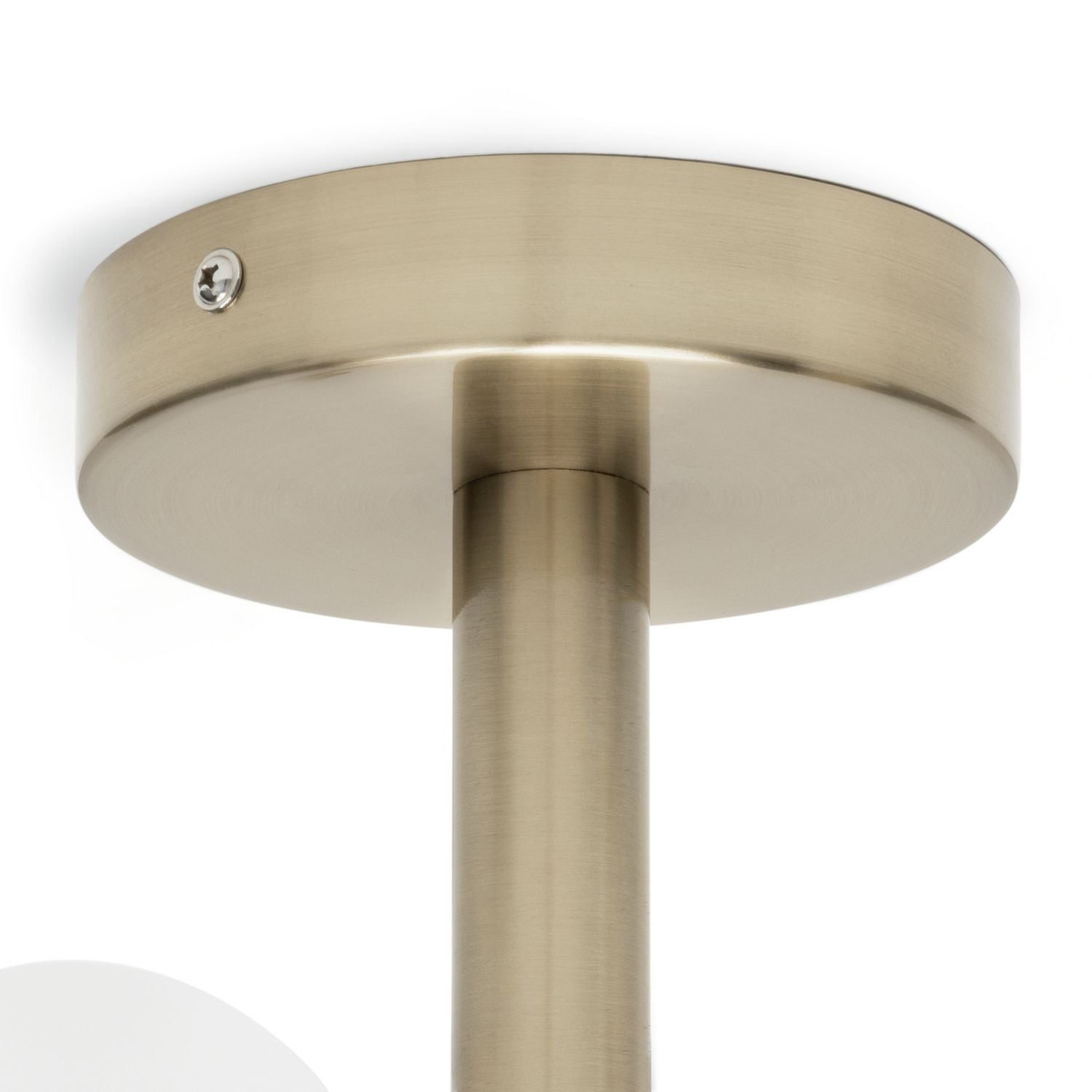 Habitat brass bathroom ceiling light, 58cm diameter, UK version