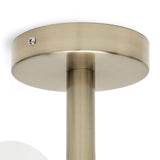 Habitat brass bathroom ceiling light, 58cm diameter, UK version