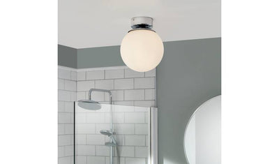 Argos Habitat Opal Glass White Bathroom Flush Ceiling Light- Buy online at McGrocer