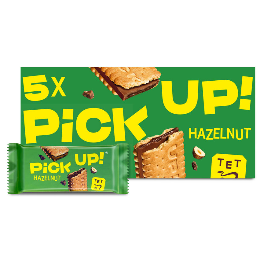 Bahlsen Pick Up! Hazelnut Milk Chocolate Biscuit Bars 5 pack