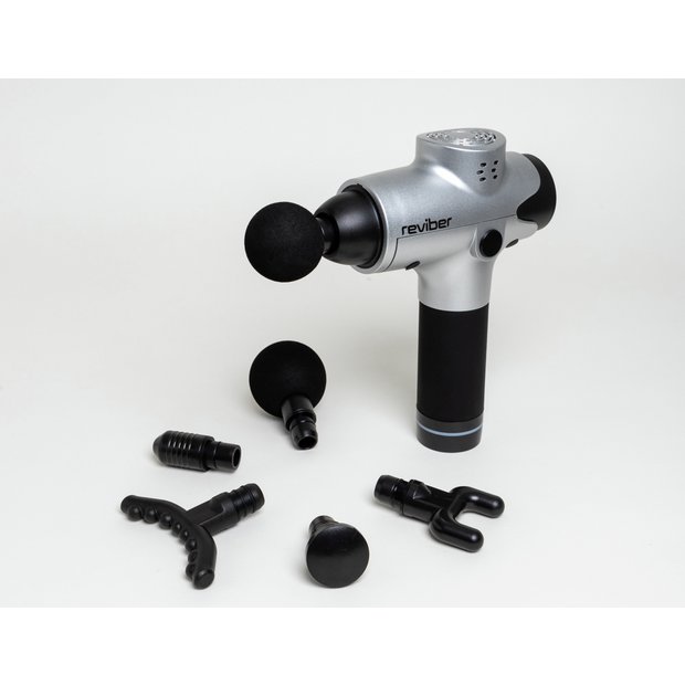 Reviber Massage Gun with 6 massage heads (British brand)