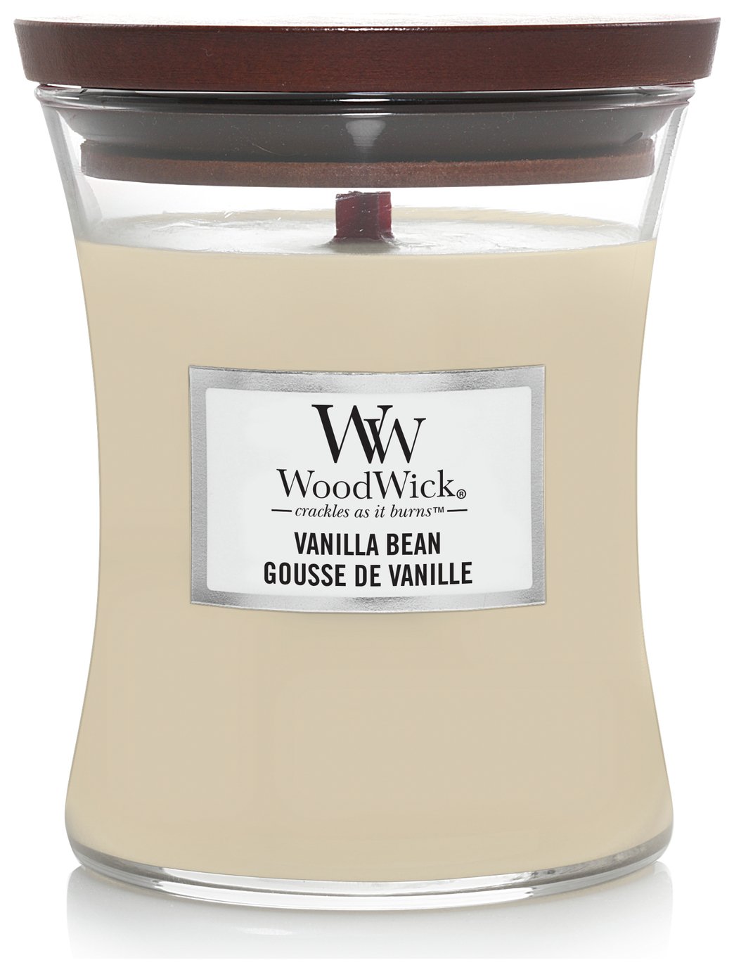 Woodwick medium jar candle vanilla bean (British brand)