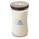 Woodwick large jar candle White Tea & Jasmine (British brand)