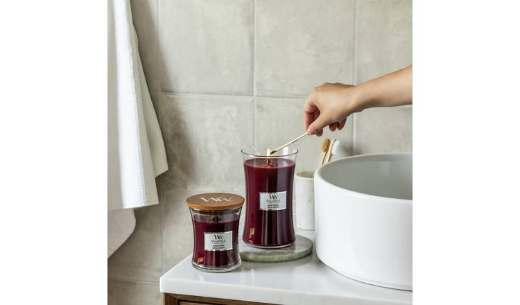 Woodwick Black Cherry Large Jar Candle (British brand)