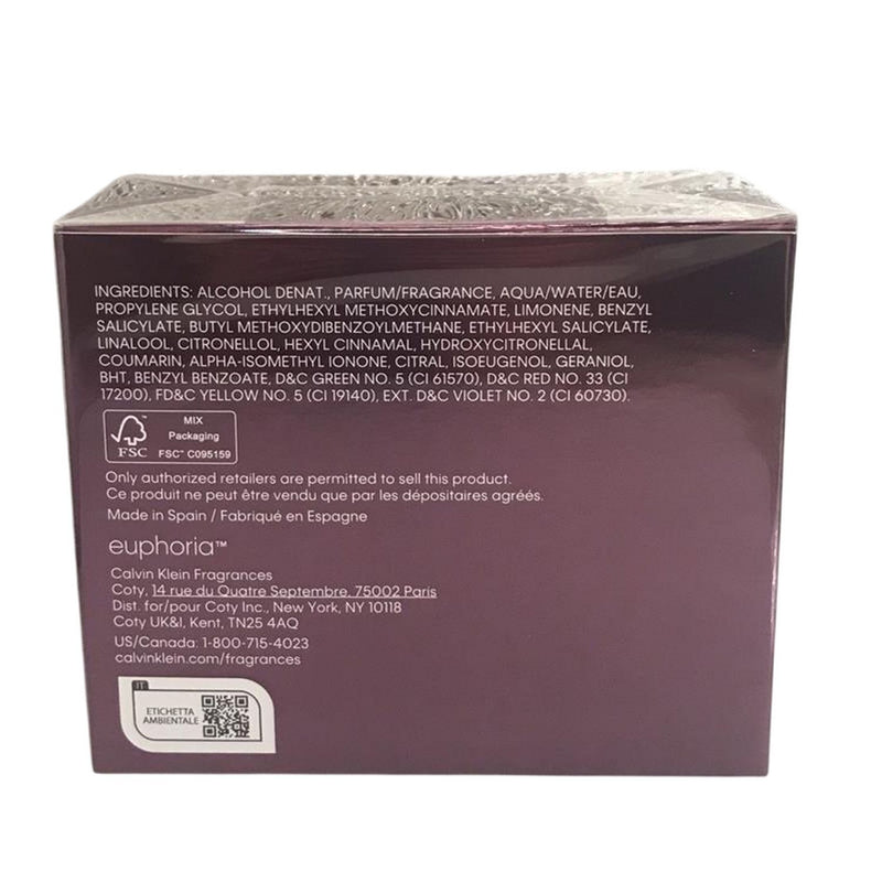 Calvin Klein Euphoria Eau de Parfum 30ml - British product