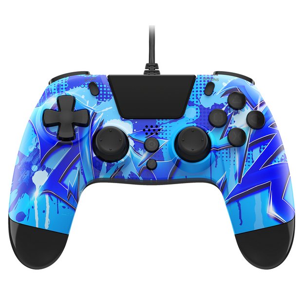Gioteck wired controller multicoloured for PS4, imported from the UK