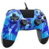 Gioteck wired controller multicoloured for PS4, imported from the UK