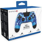 Gioteck wired controller multicoloured for PS4, imported from the UK