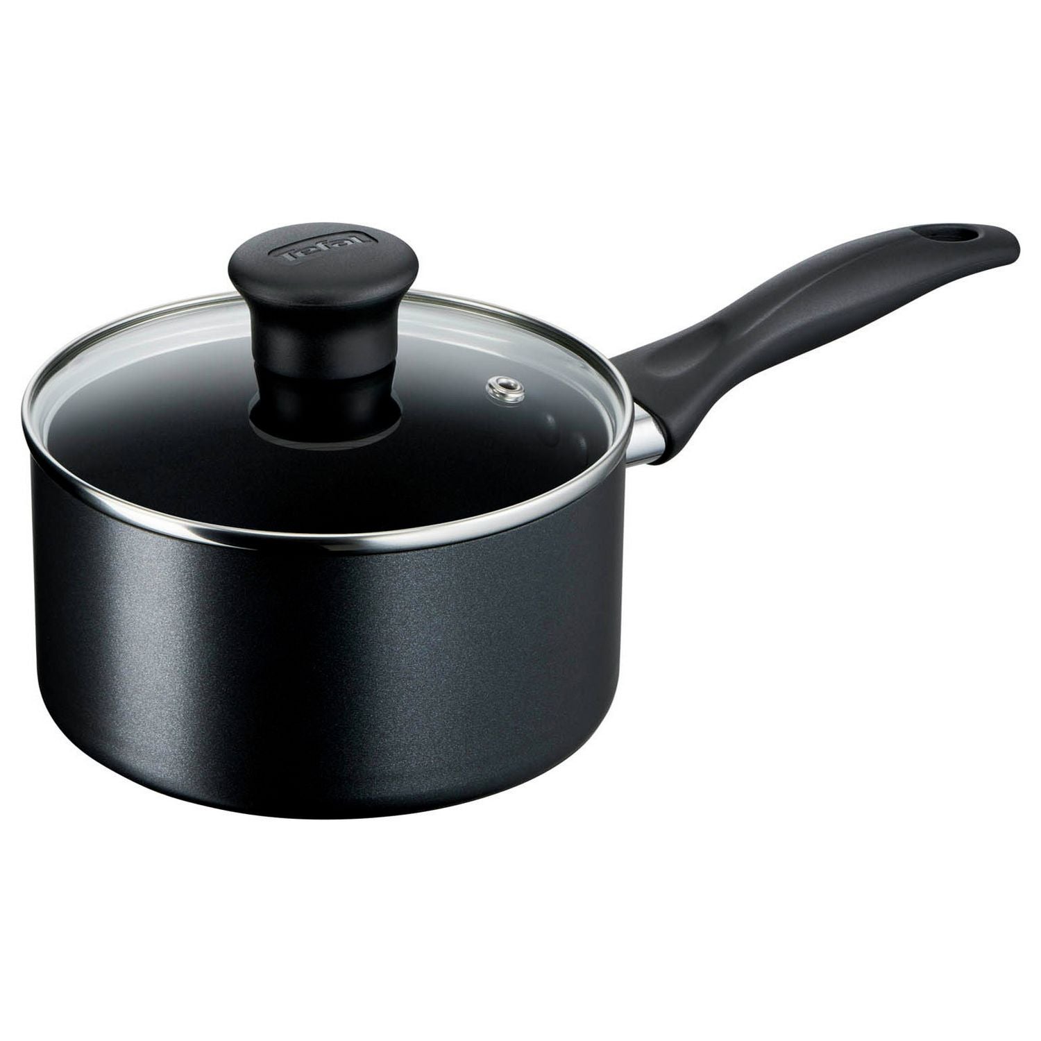 Tefal 5-piece non-stick pan set black (British brand)