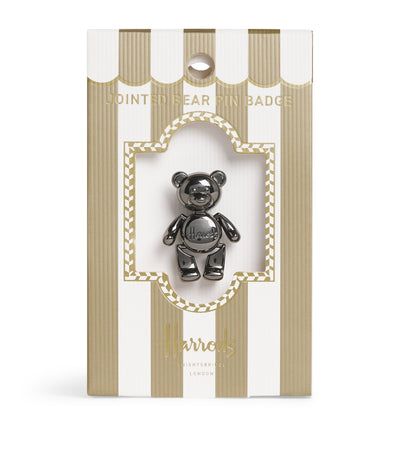 Harrods Harrods Jointed Bear Collectible Pin Badge- Buy online at McGrocer