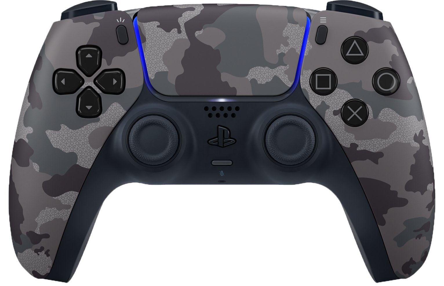 Sony DualSense PS5 Wireless Controller Grey Camo (British brand)