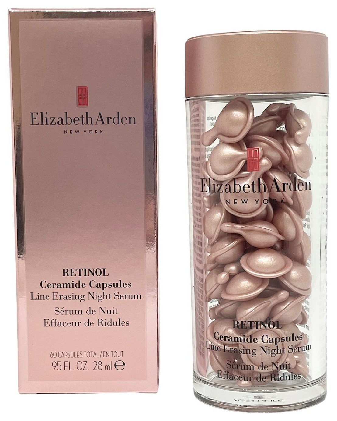 Elizabeth Arden retinol night serum 60 capsules - British product