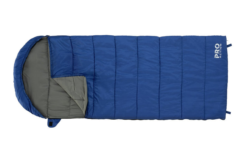Pro Action Adults Envelope Sleeping Bag Extra Wide 300GSM Size L230, imported from the UK