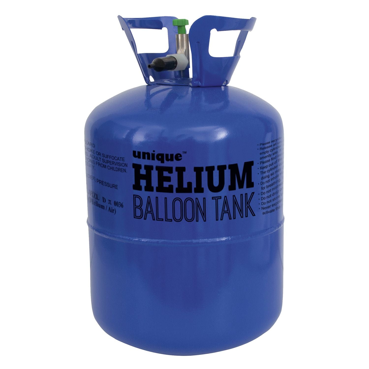 Unique Party helium canister for 50 balloons (British brand)