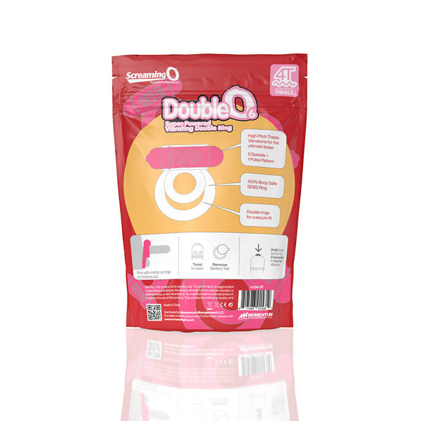 Screaming O DoubleO 6 strawberry vibrator - British product