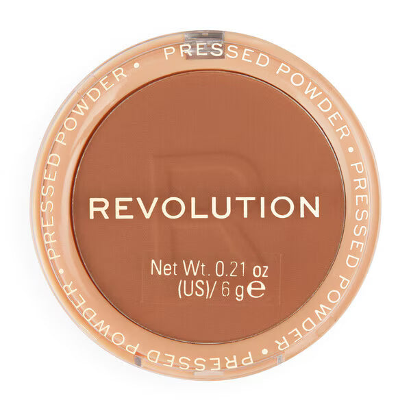 Revolution pressed powder makeup tan shade, imported from the UK