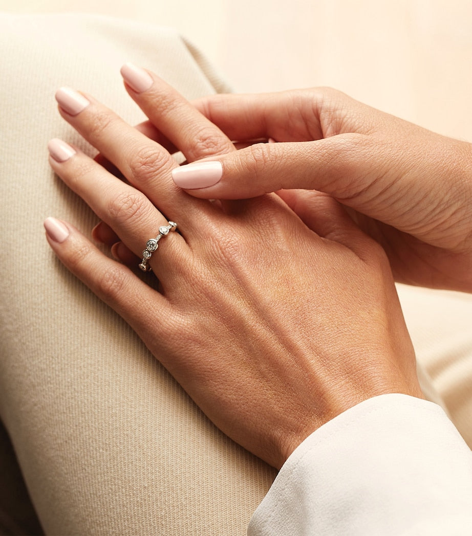 Boodles platinum diamond Waterfall ring, UK version