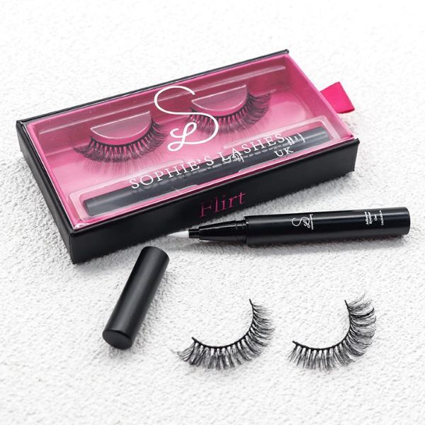 Sophie's Lashes UK Flirt Strip Lashes & Clear Liner GOODS Superdrug   