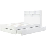 Birlea Alfie Double Storage Bed Frame in White - British product