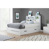 Birlea Alfie white kingsize storage bed frame - British product