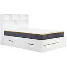 Birlea Alfie white kingsize storage bed frame - British product