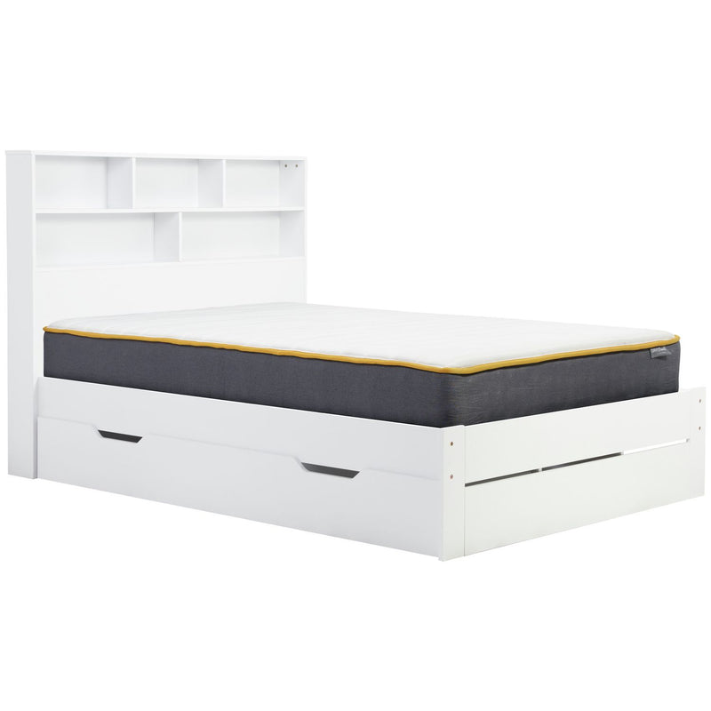Birlea Alfie white kingsize storage bed frame - British product