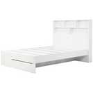 Birlea Alfie white kingsize storage bed frame - British product