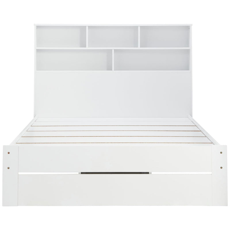 Birlea Alfie white kingsize storage bed frame - British product