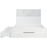 Birlea Alfie white kingsize storage bed frame - British product