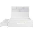 Birlea Alfie white kingsize storage bed frame - British product