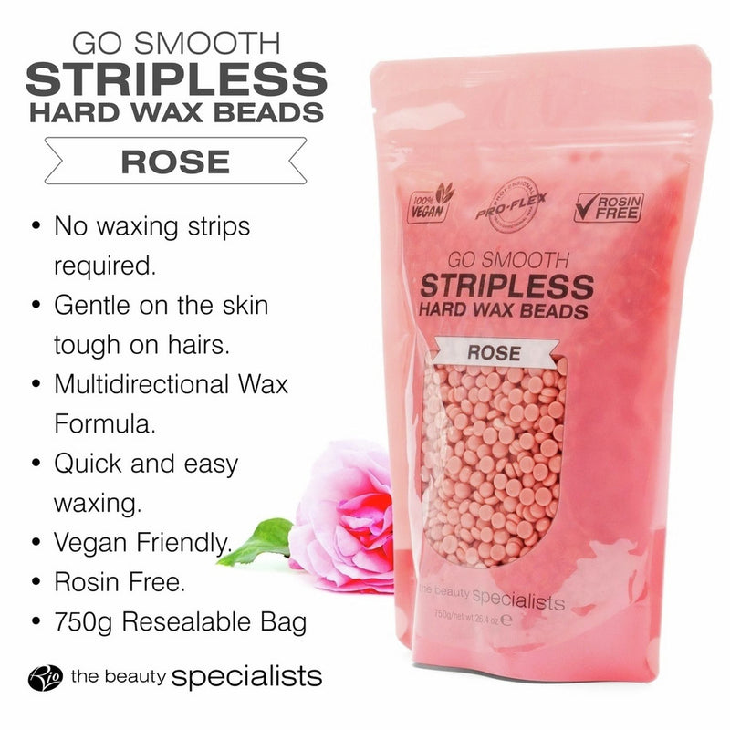 Rio Premium Hot Wax Beads 750ml rose - British product